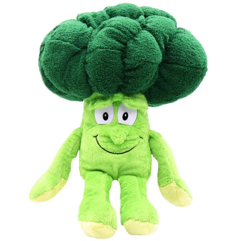 25cm Fruits Vegetables Plush Toy Garlic Strawberry Broccoli Watermelon Pumpkin Soft Stuffed Plushie Doll Baby Gift Free Shipping